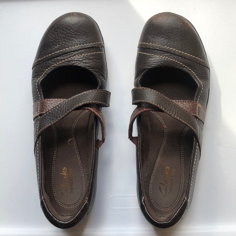 Clarks slip on shoes
